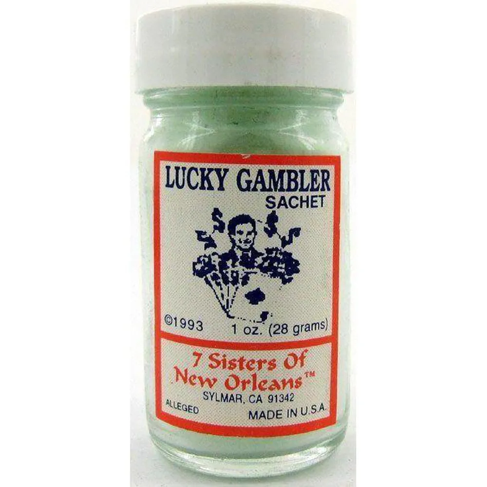 1 oz 7 Sisters of New Orleans Sachet Powder - Lucky Gambler