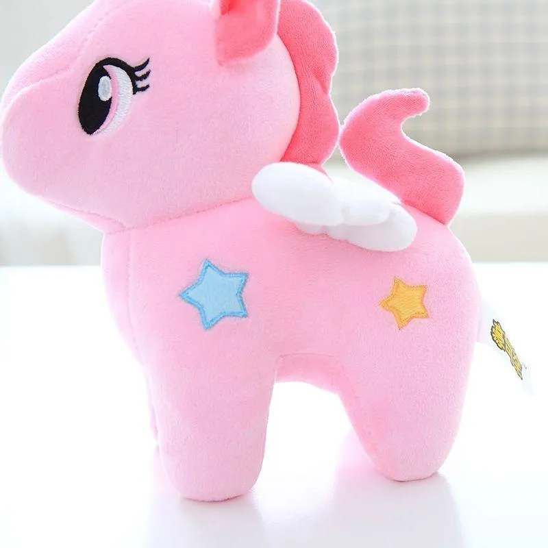 10/20cm Cute Soft Unicorn Plush Toy Animal Stuffed Plush Baby Kids Appease Sleeping Pillow Doll Birthday Gifts For Girls Childre