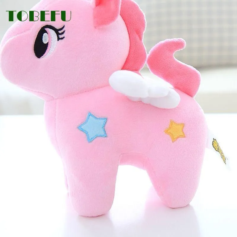 10/20cm Cute Soft Unicorn Plush Toy Animal Stuffed Plush Baby Kids Appease Sleeping Pillow Doll Birthday Gifts For Girls Childre