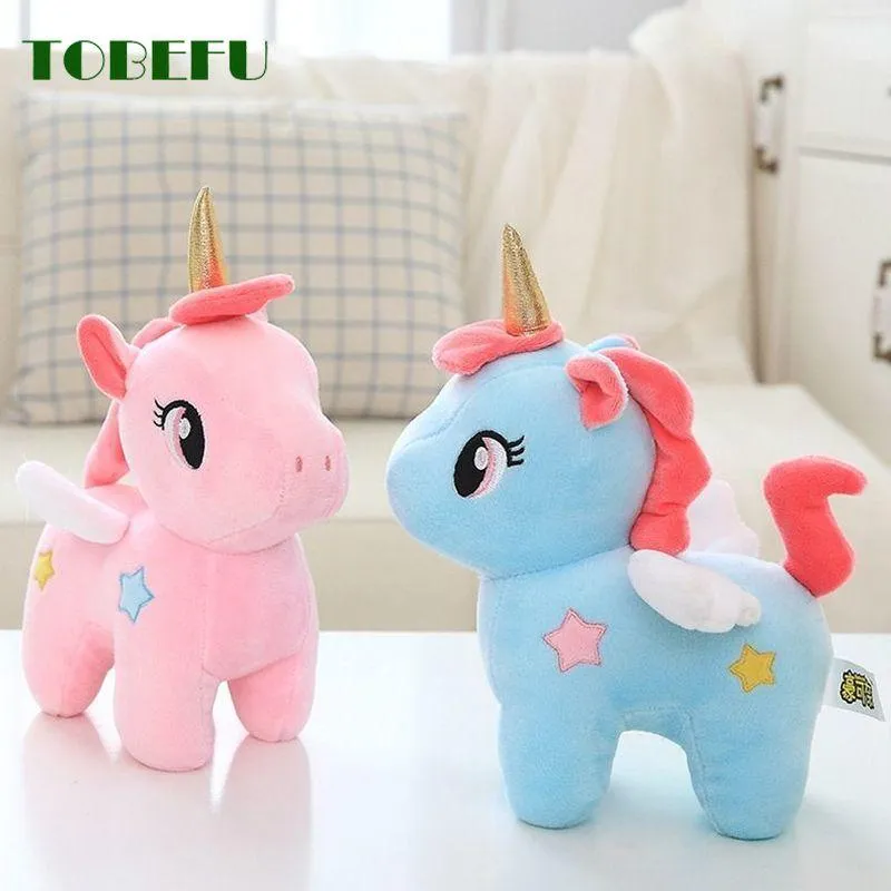 10/20cm Cute Soft Unicorn Plush Toy Animal Stuffed Plush Baby Kids Appease Sleeping Pillow Doll Birthday Gifts For Girls Childre