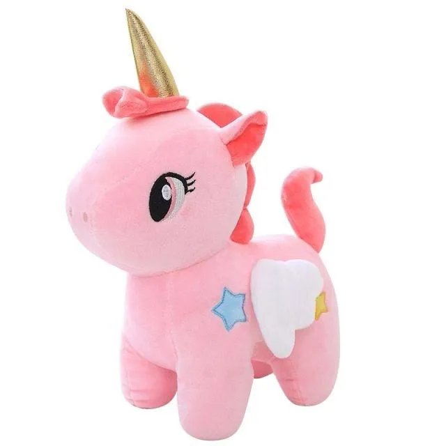 10/20cm Cute Soft Unicorn Plush Toy Animal Stuffed Plush Baby Kids Appease Sleeping Pillow Doll Birthday Gifts For Girls Childre