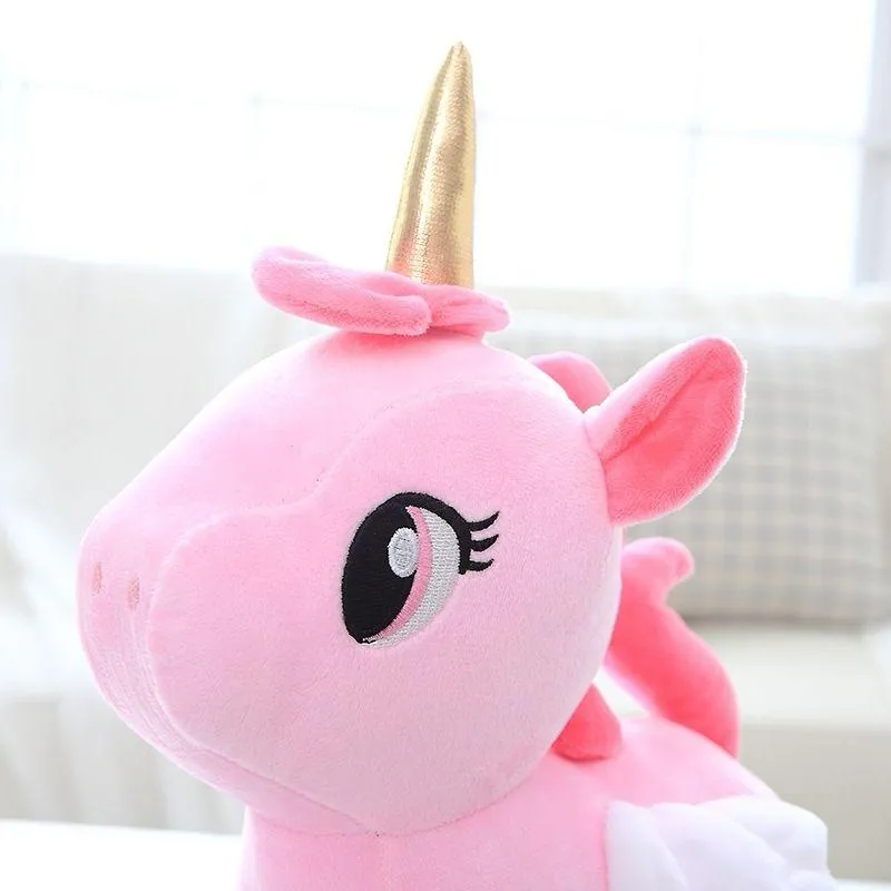 10/20cm Cute Soft Unicorn Plush Toy Animal Stuffed Plush Baby Kids Appease Sleeping Pillow Doll Birthday Gifts For Girls Childre