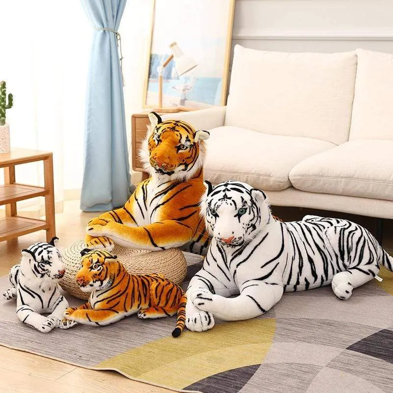 1.6m Plush Giant Tiger Toys Lifelike Stuffed Animals Toy Children's Toys Doll Kids/Boy Birthday Gift Kawaii Home Decor Christmas