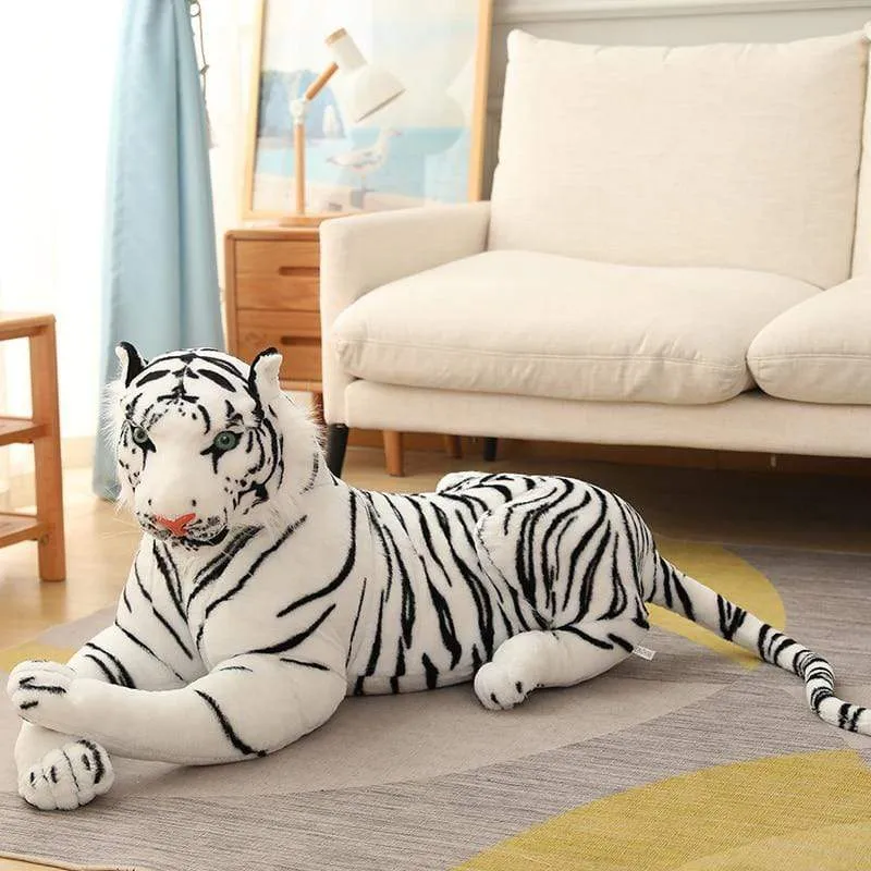 1.6m Plush Giant Tiger Toys Lifelike Stuffed Animals Toy Children's Toys Doll Kids/Boy Birthday Gift Kawaii Home Decor Christmas