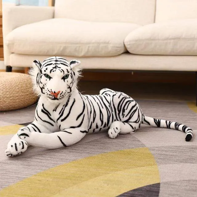 1.6m Plush Giant Tiger Toys Lifelike Stuffed Animals Toy Children's Toys Doll Kids/Boy Birthday Gift Kawaii Home Decor Christmas