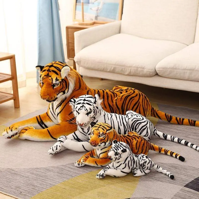 1.6m Plush Giant Tiger Toys Lifelike Stuffed Animals Toy Children's Toys Doll Kids/Boy Birthday Gift Kawaii Home Decor Christmas