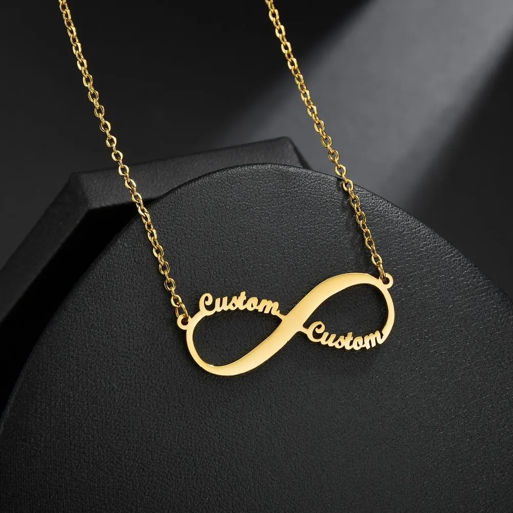 2 names in 1 Custom Name Necklace