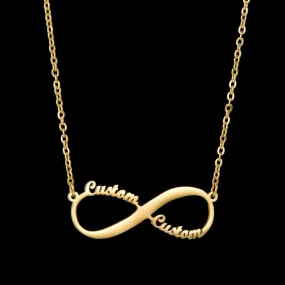 2 names in 1 Custom Name Necklace