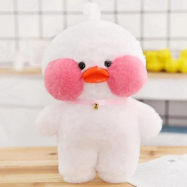 30cm Korean Cartoon Cute LaLafanfan Cafe Duck Plush Toy Stuffed Soft Kawaii Duck Doll Animal Pillow Birthday Gift for Children