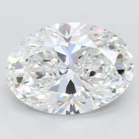 3.78 Carat Oval Lab Grown Diamond