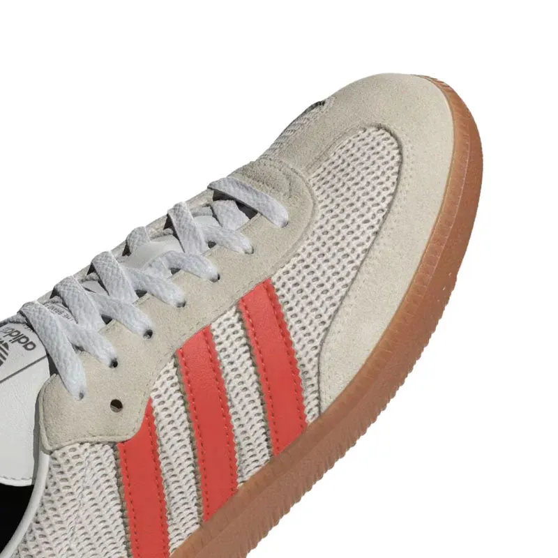 Adidas Samba OG Crystal White/Preloved Red/Gum M2 Fabric IG1380