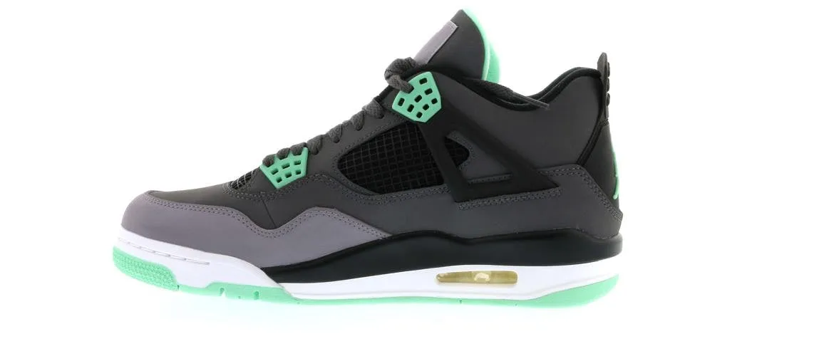 Air Jordan Retro 4 Green Glow