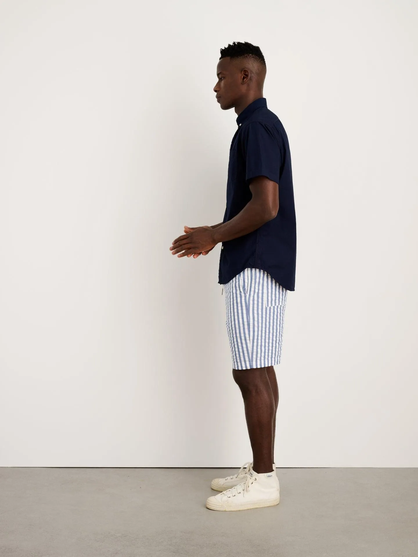 Alex Mill - Saturday Shorts in Stripe Seersucker