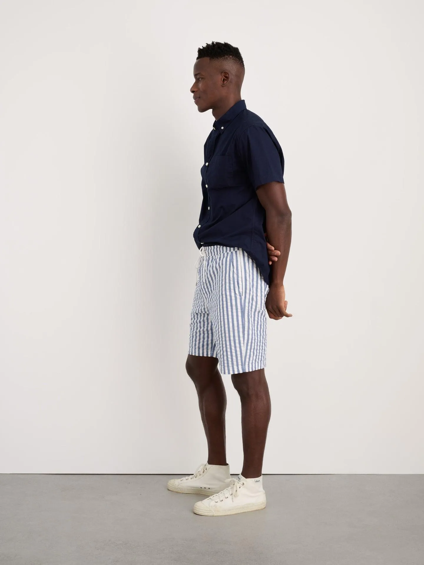 Alex Mill - Saturday Shorts in Stripe Seersucker