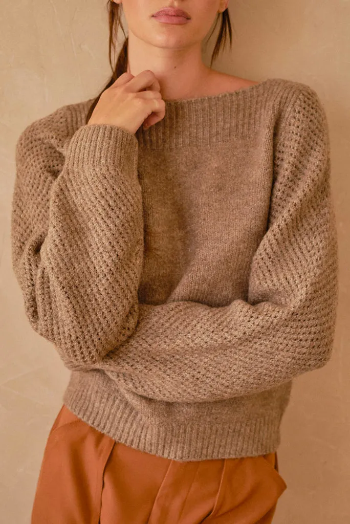 ALTER BOATNECK SWEATER