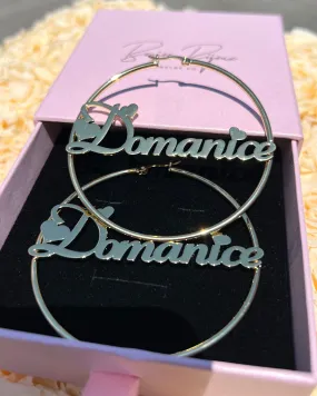 Amore Hoop Earrings