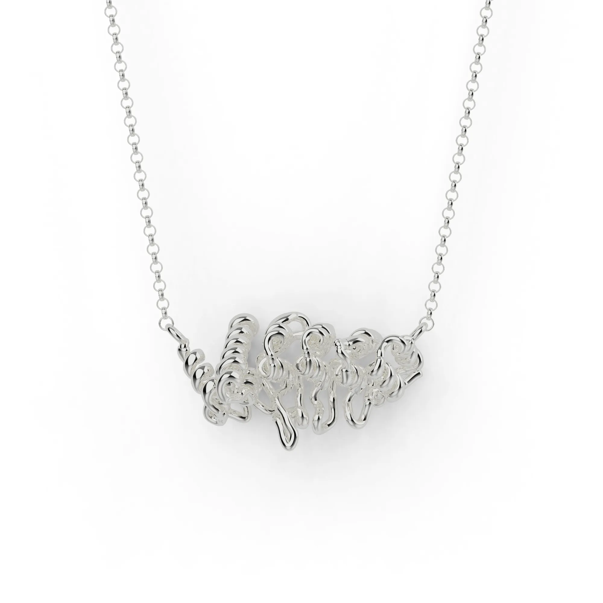 ankyrin necklace | silver