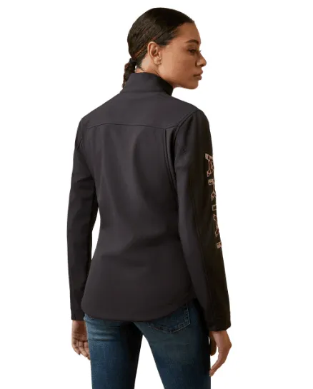 Ariat Women's New Team Black / Pony Softshell Jacket 10043523