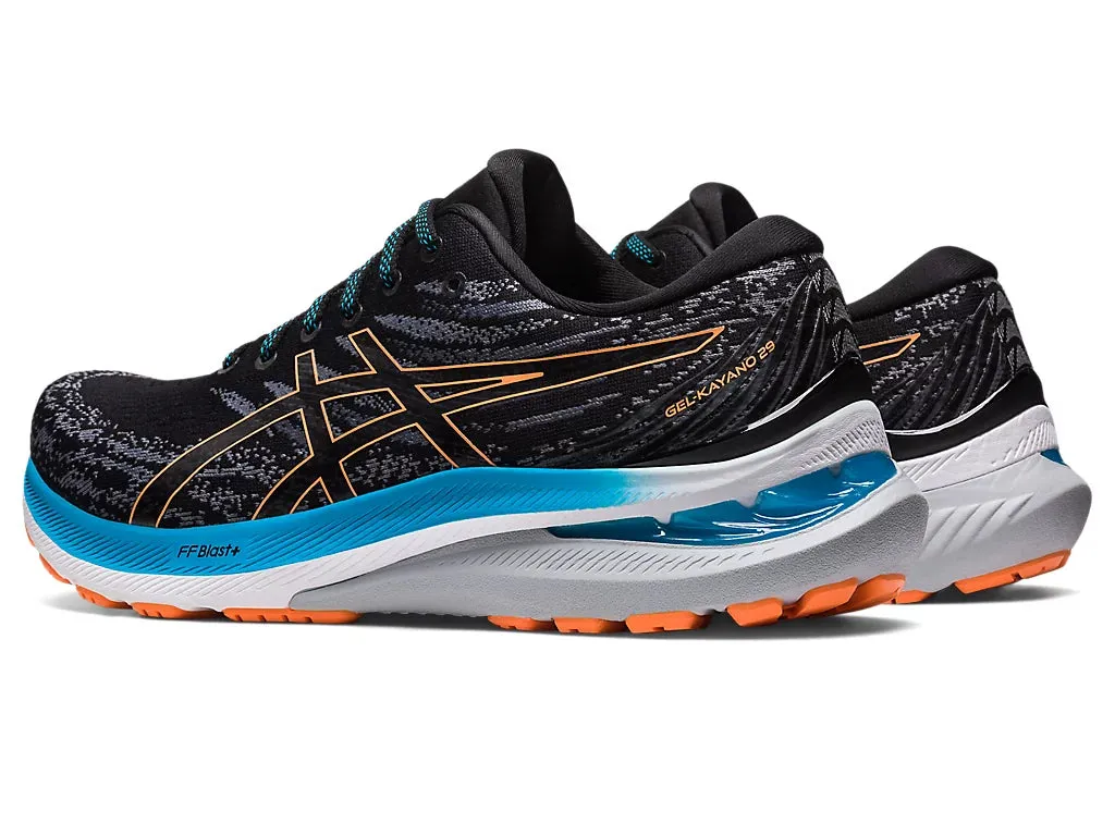 Asics Men's GEL-KAYANO 29 - BLACK/SUN PEACH