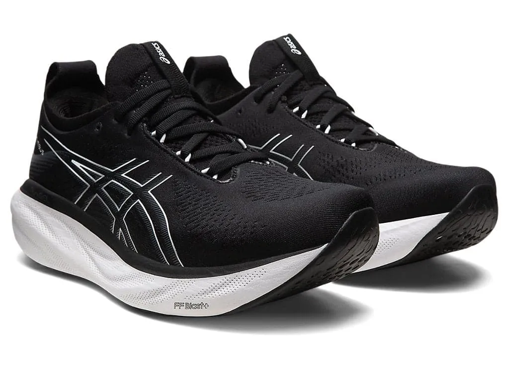 Asics Men's GEL-NIMBUS 25 WIDE - BLACK/PURE SILVER