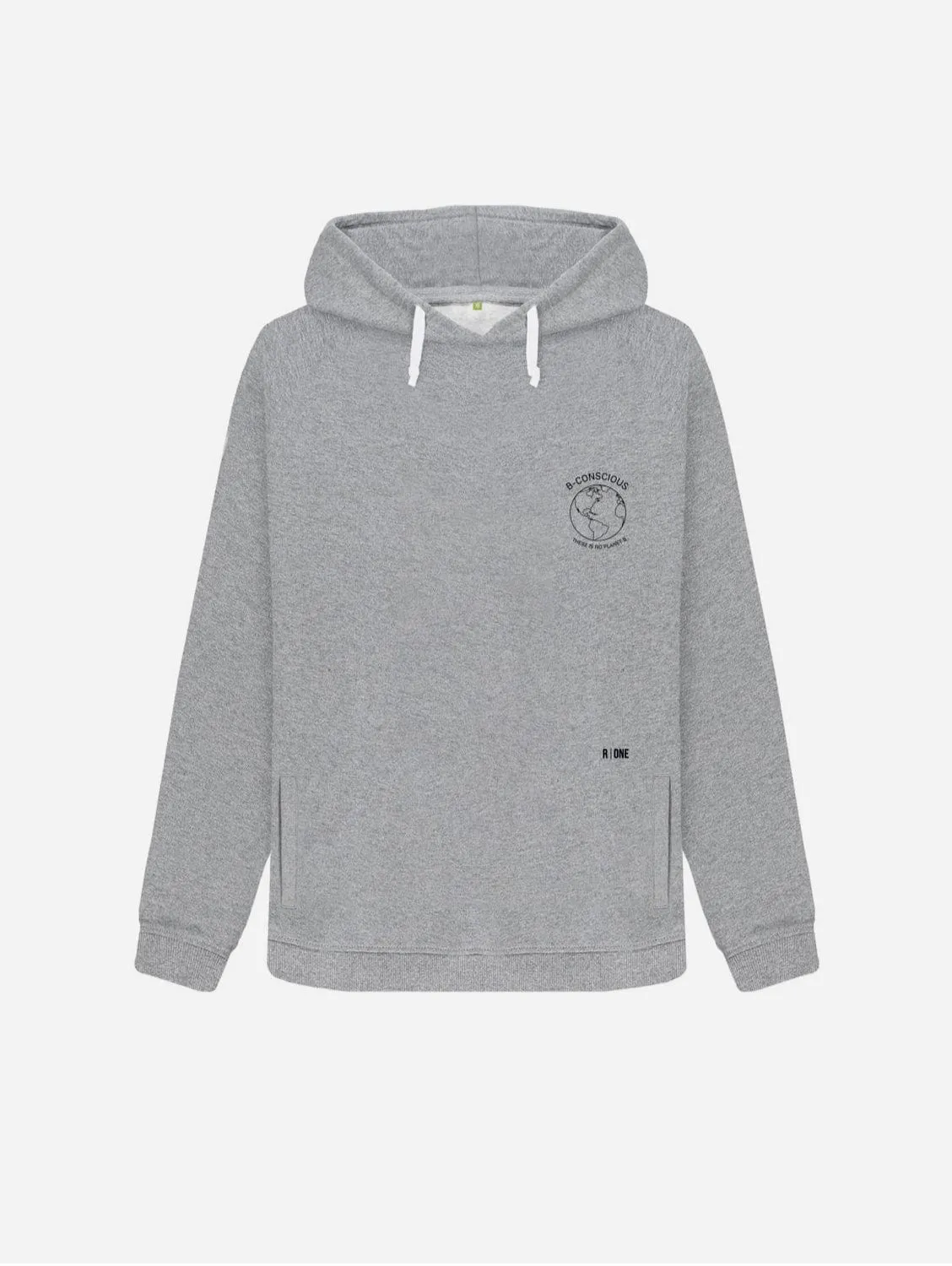 B-Conscious Organic Cotton Hoodie | Grey