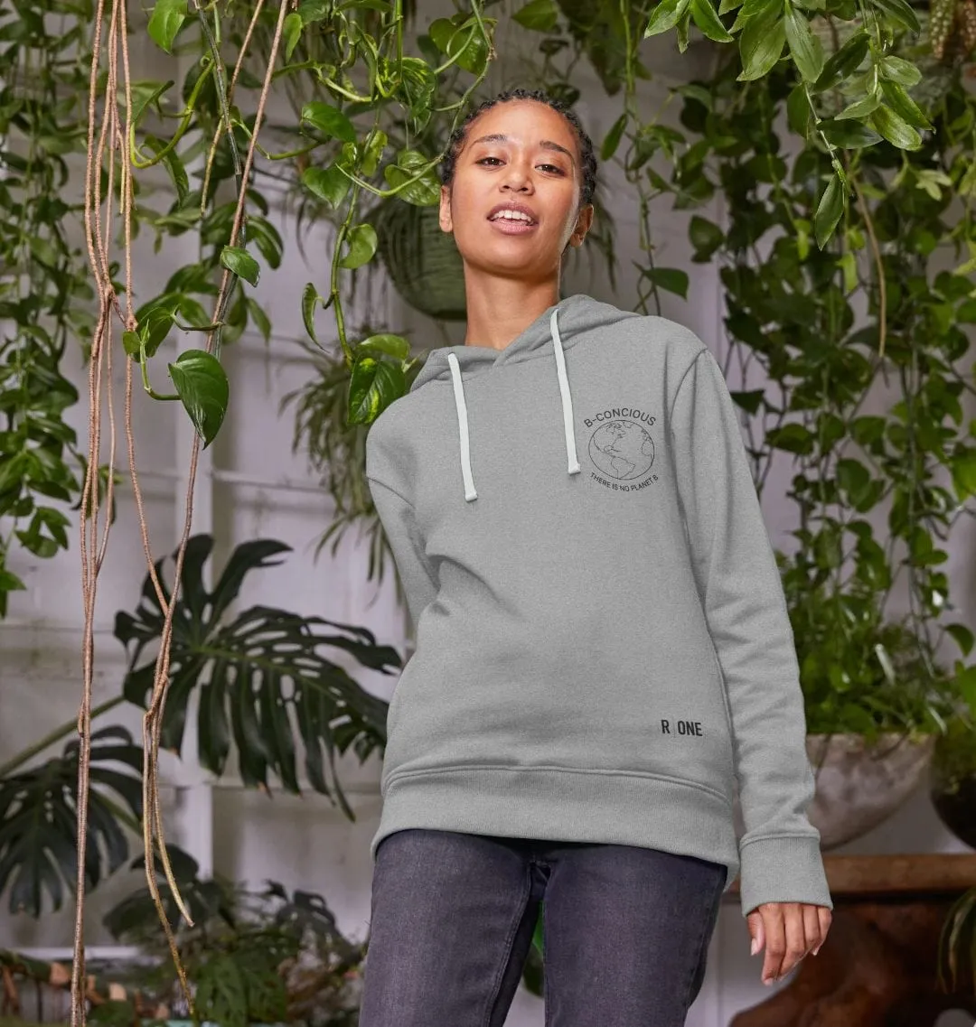 B-Conscious Organic Cotton Hoodie | Grey