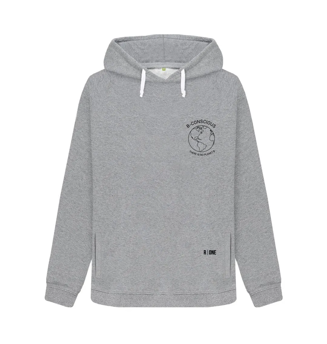 B-Conscious Organic Cotton Hoodie | Grey