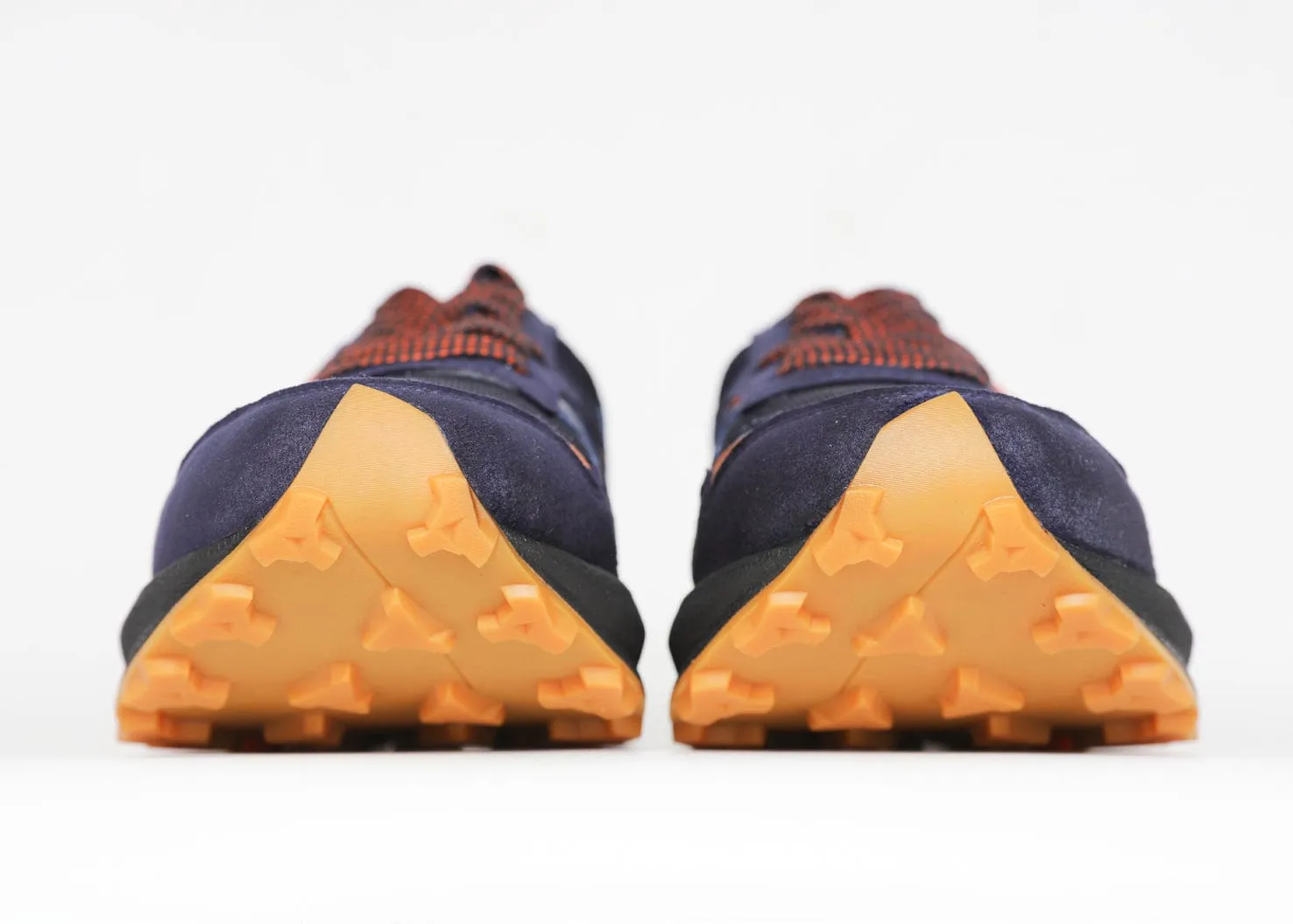 Baber-GV Men's Vegan Running Sneakers | Indigo & Orange