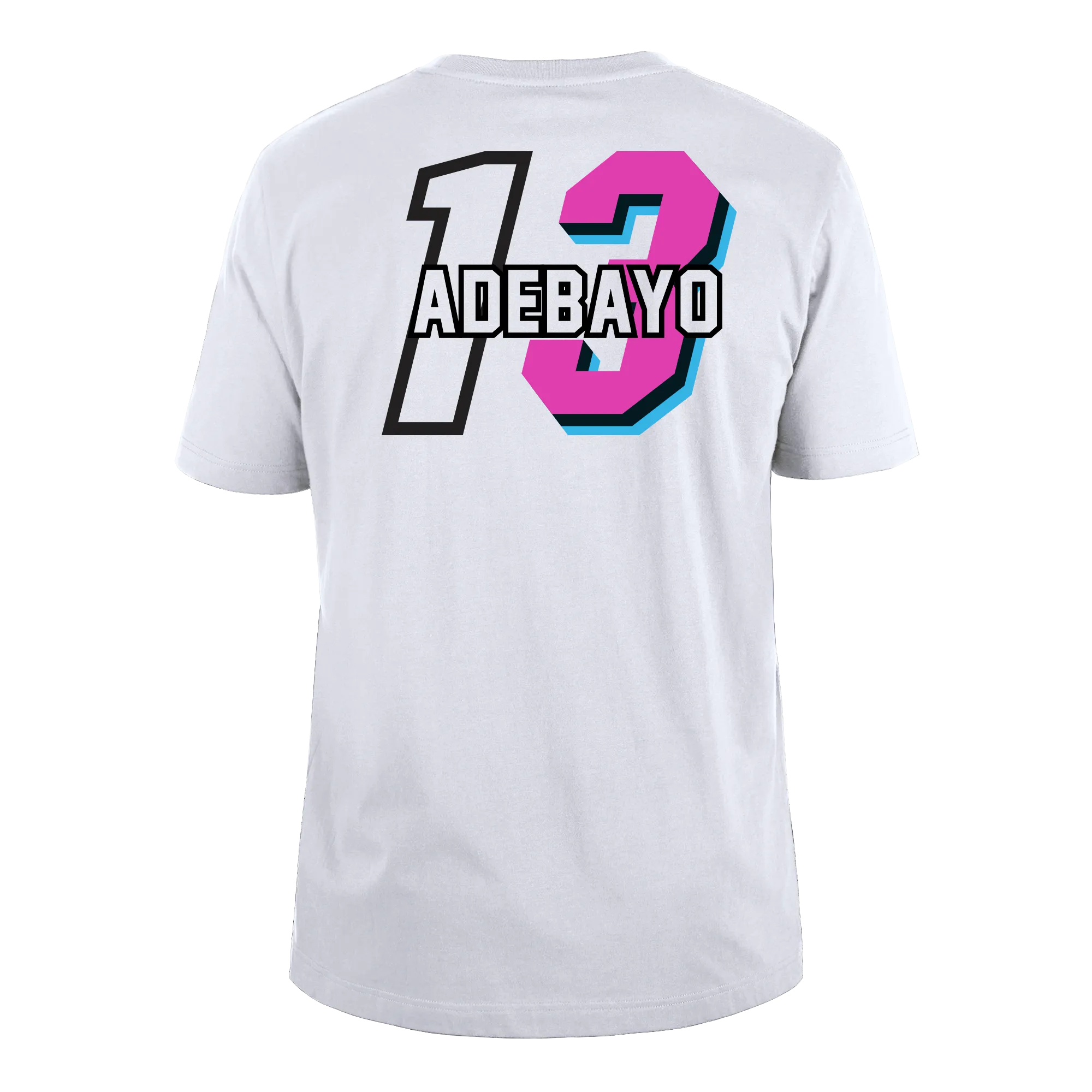 Bam Adebayo New Era Miami Mashup Vol. 2 Name & Number Tee