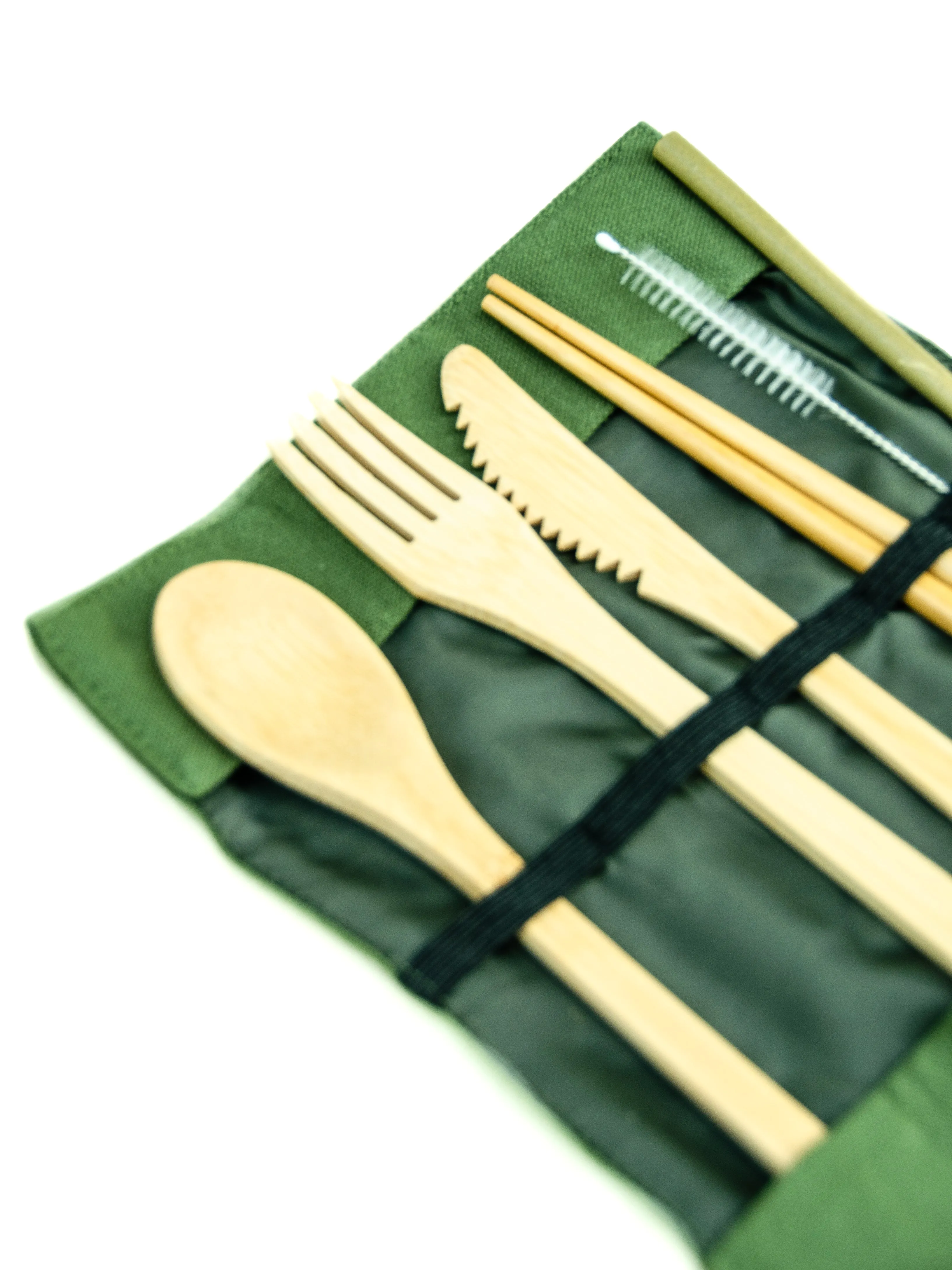 Bamboo Utensil 6 Piece Travel Set