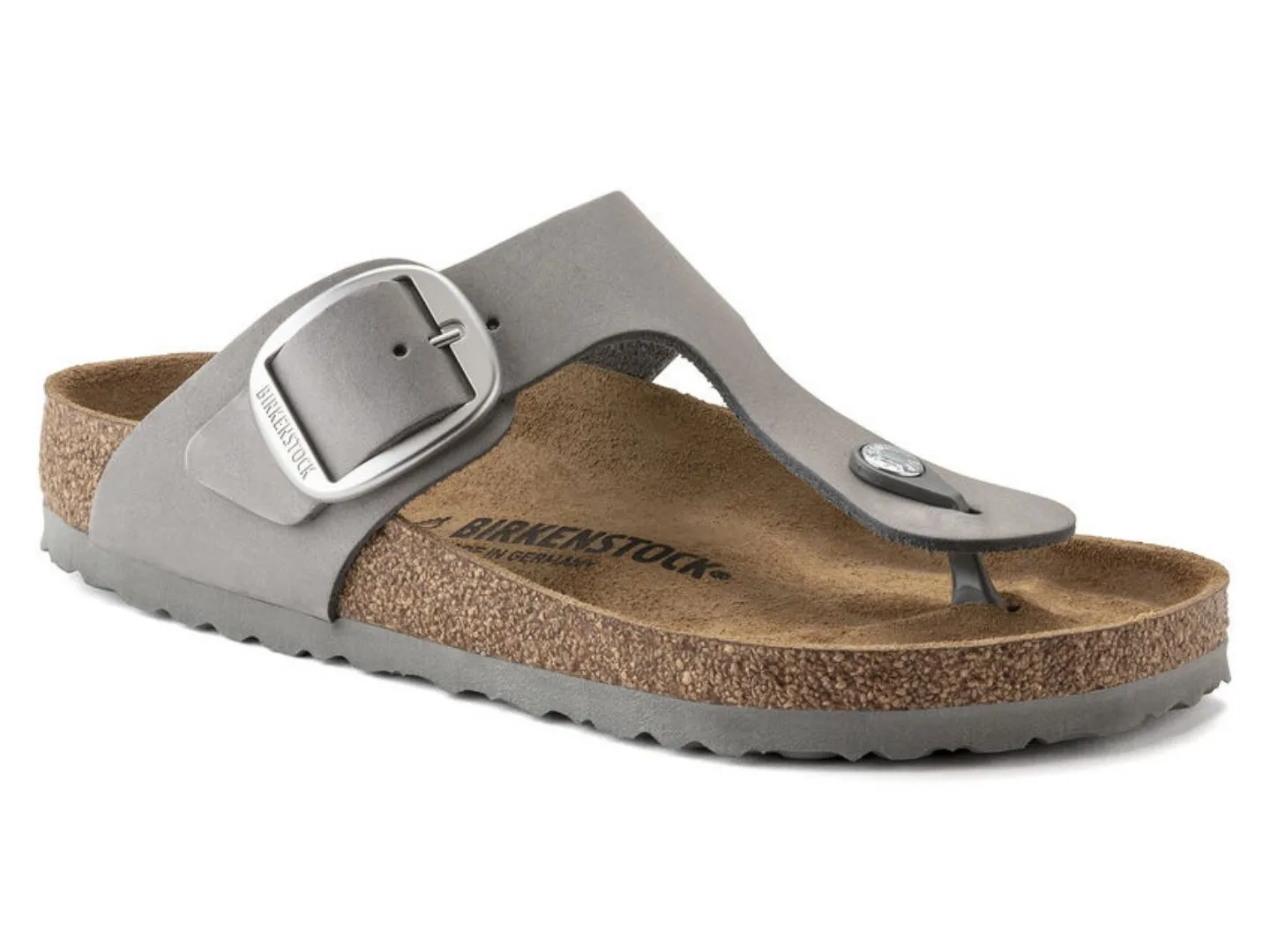 Birkenstock: Gizeh Big Buckle in Dove Gray