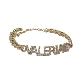 Birthstone Name Bracelet