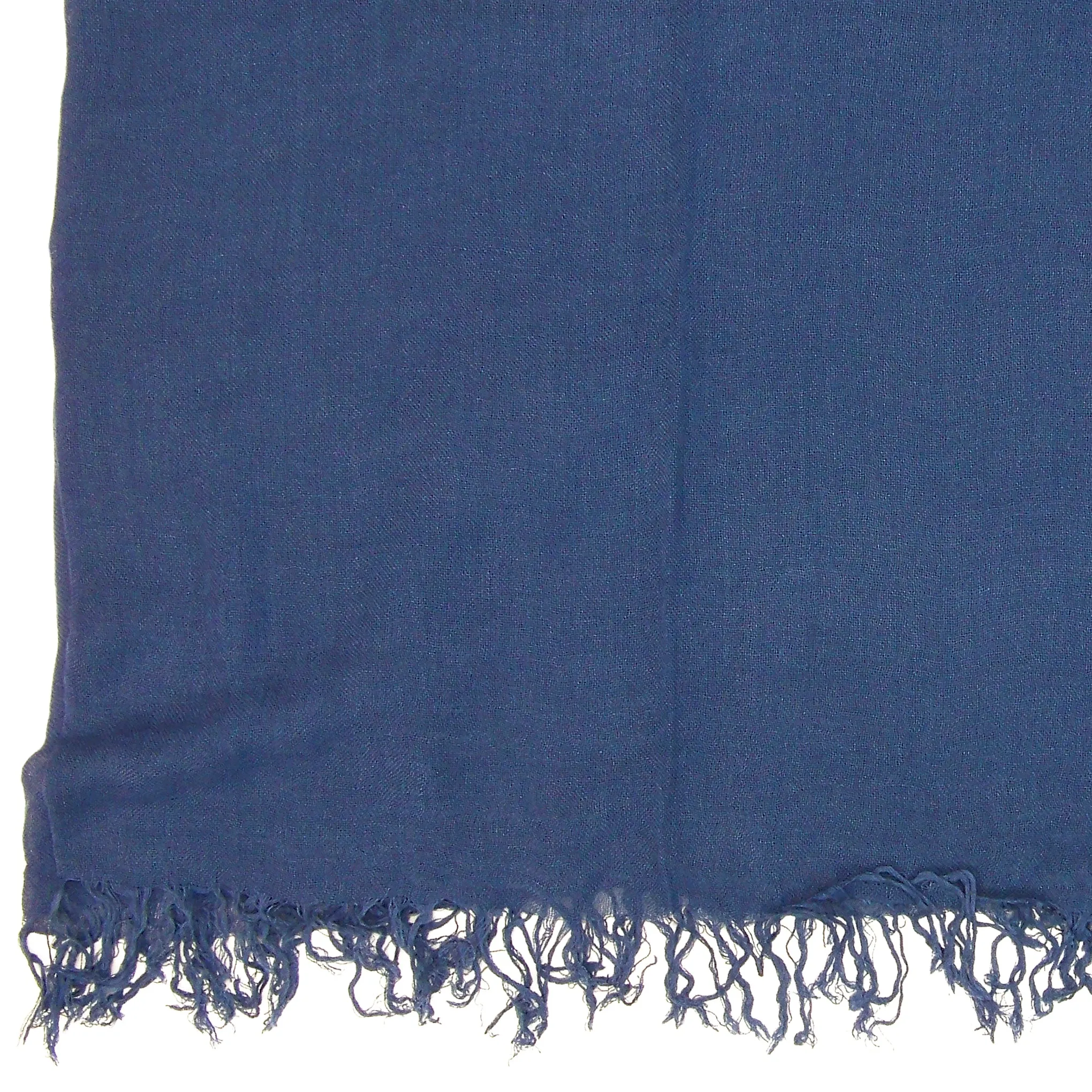 Blue Pacific Tissue Modal and Cashmere Scarf in Denim Blue