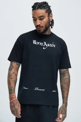 Born Again Oversize Short Sleeve Tee - Black