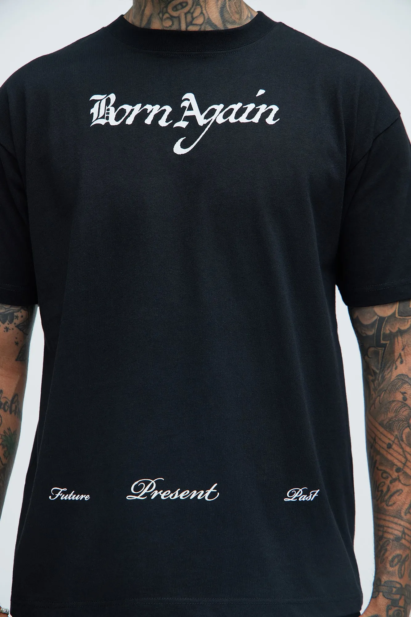 Born Again Oversize Short Sleeve Tee - Black