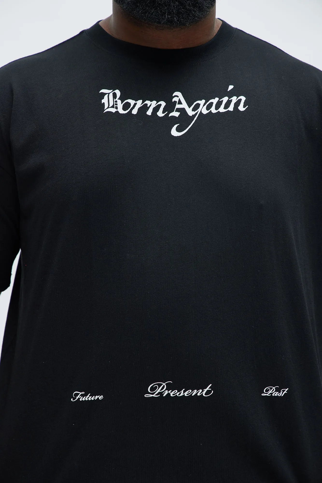 Born Again Oversize Short Sleeve Tee - Black