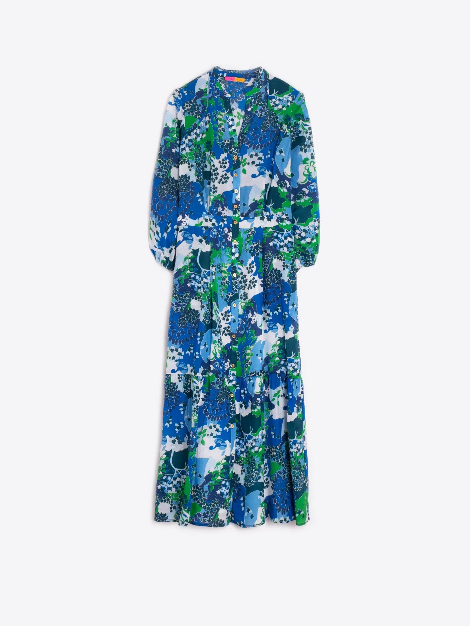 BRIELLE BLUE BLOSSOM DRESS