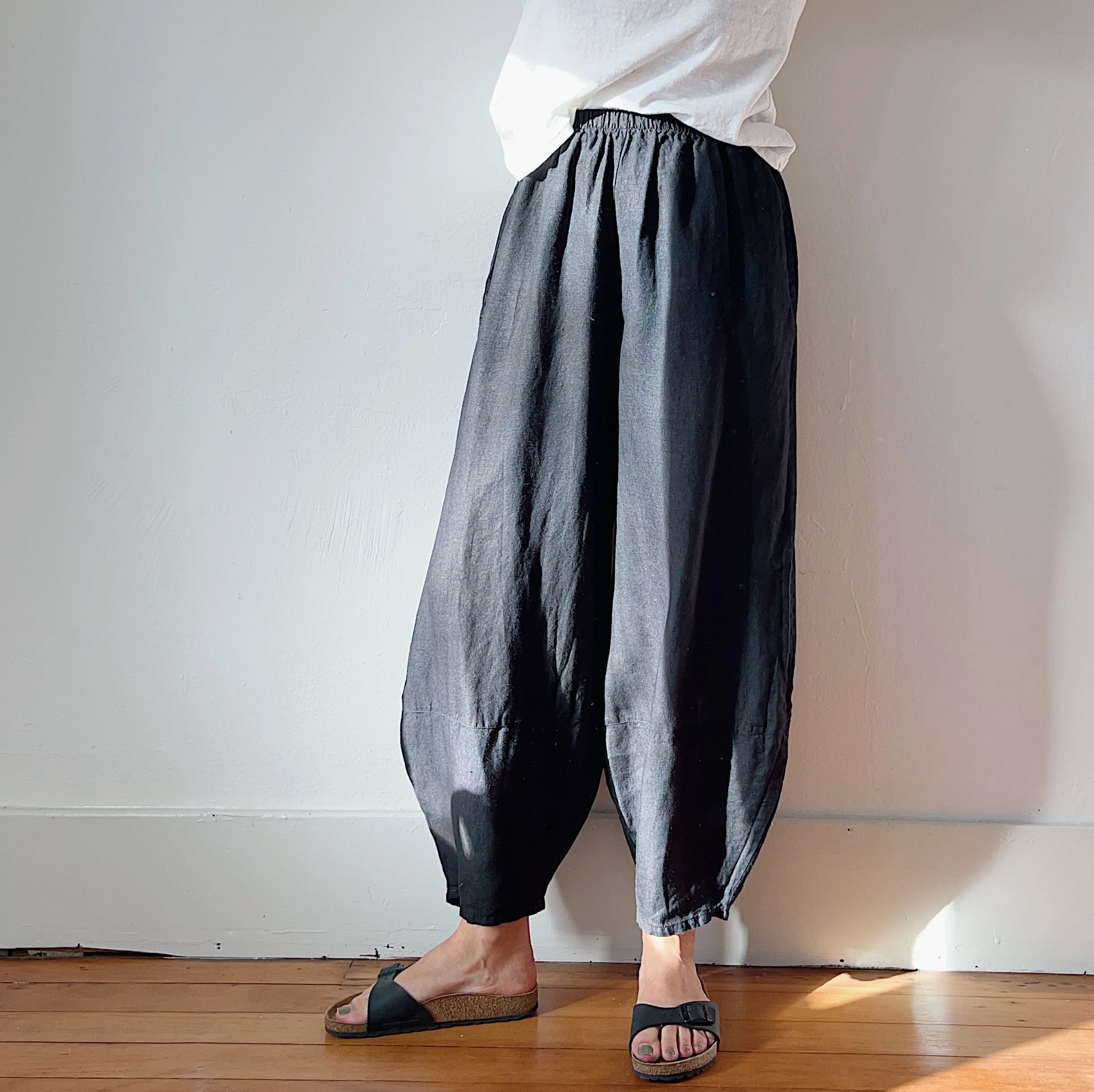 Bryn Walker | Linen Oliver Pant in Black