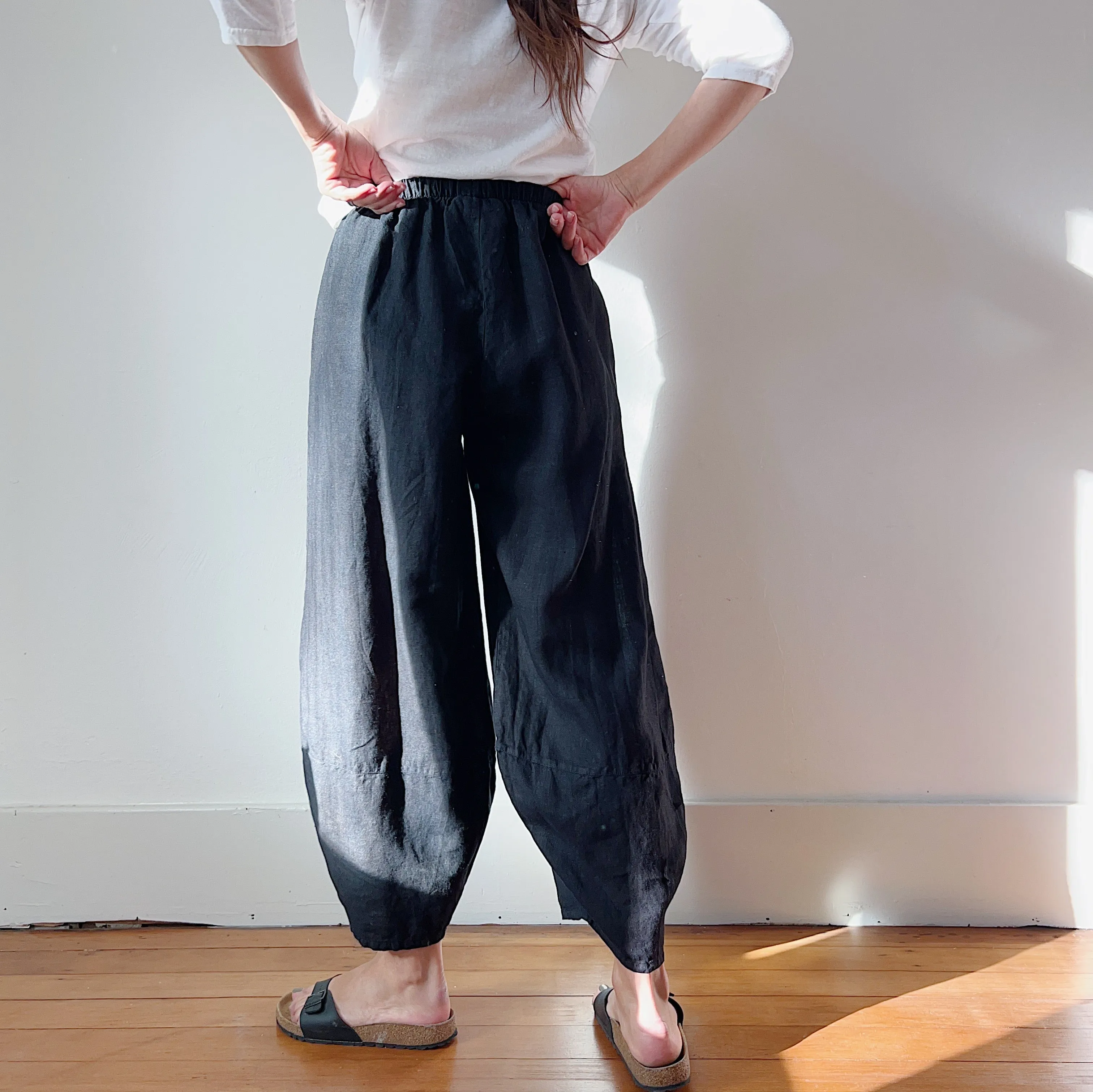 Bryn Walker | Linen Oliver Pant in Black