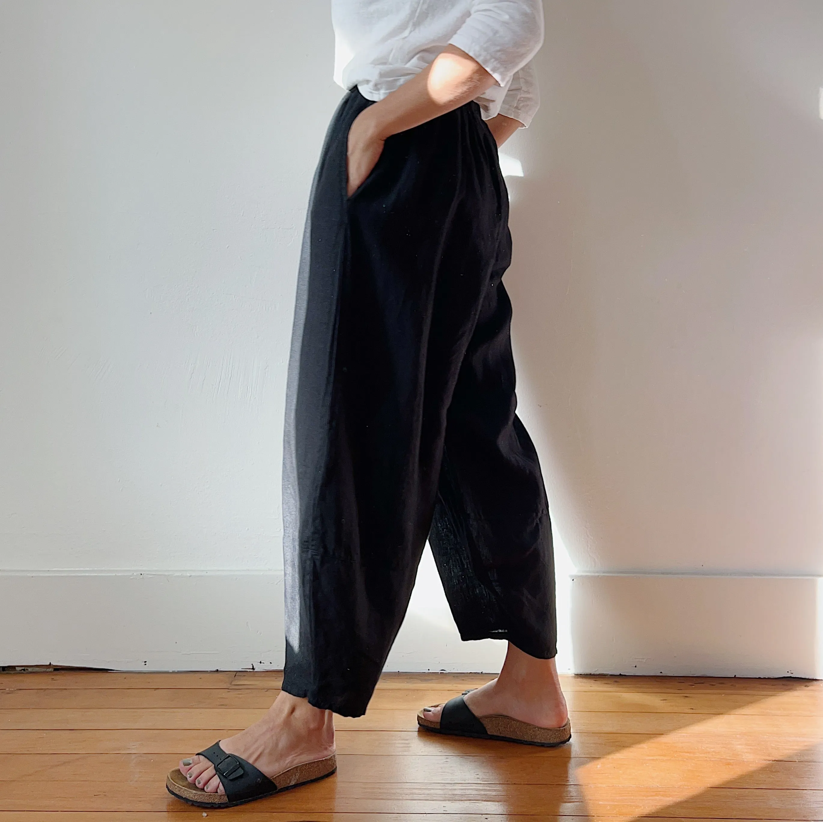 Bryn Walker | Linen Oliver Pant in Black