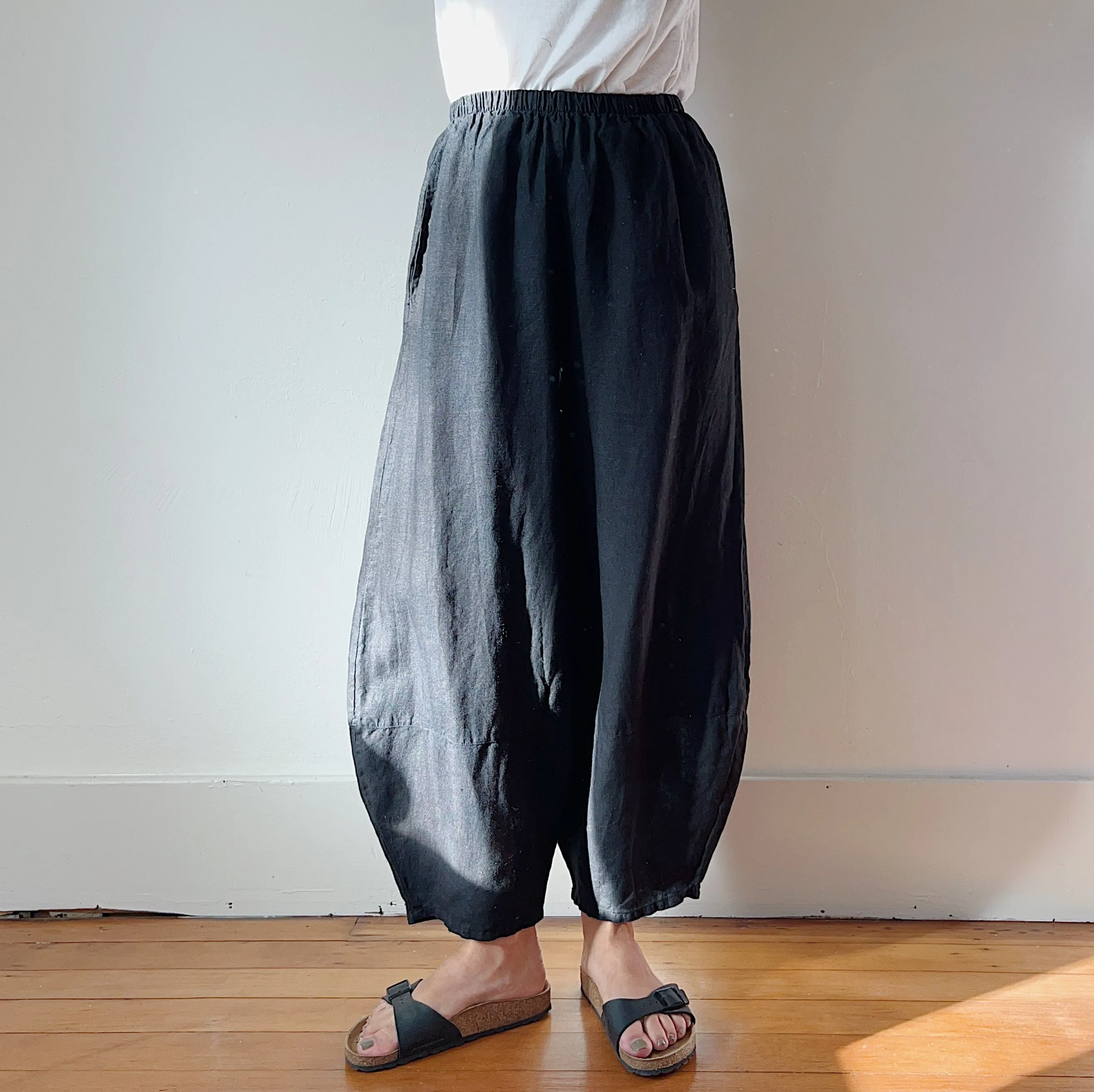 Bryn Walker | Linen Oliver Pant in Black