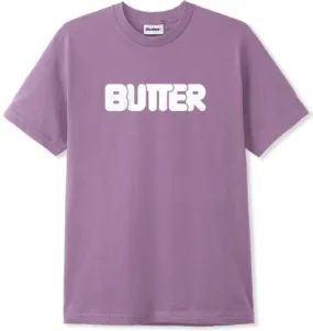 Butter Goods Rounded Logo Tee / Washed Berry