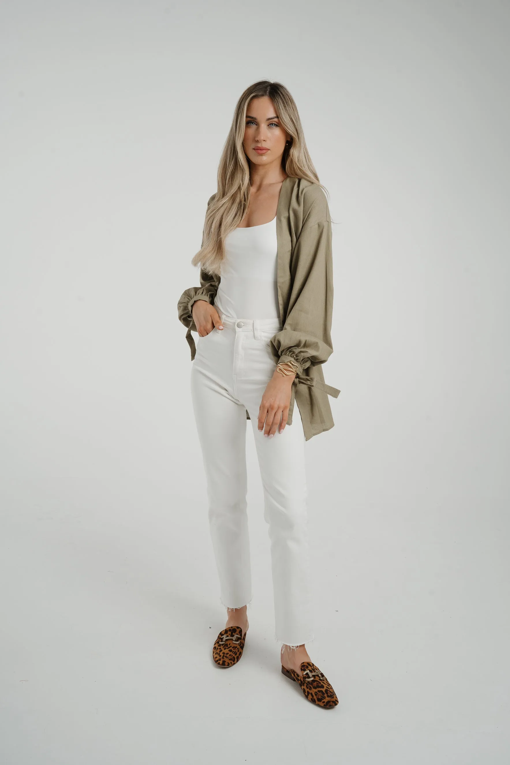 Caitlyn Kimono In Khaki