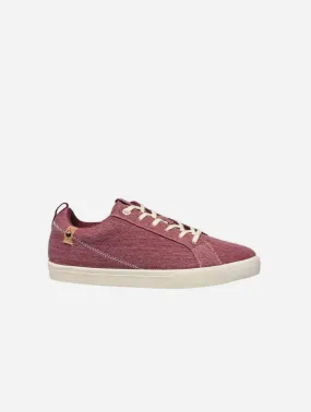 Cannon Women's Recycled Canvas Sneakers | Burgundy