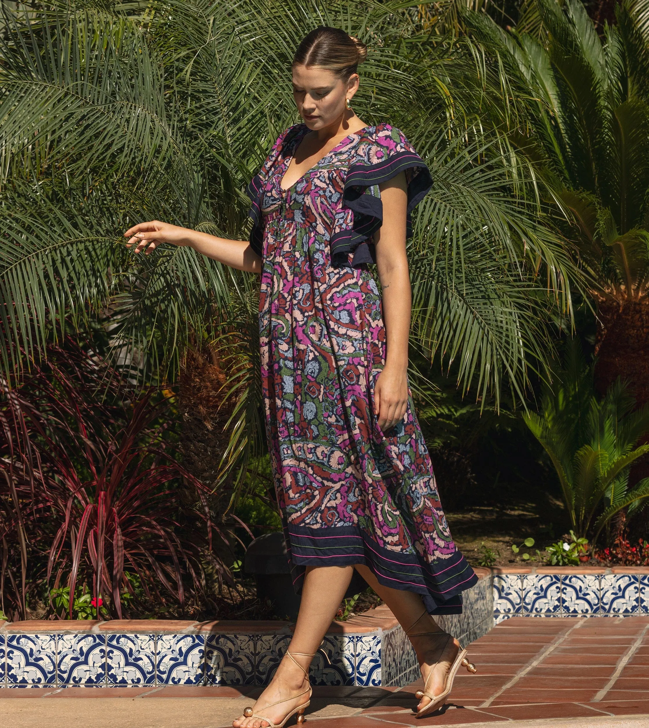 Carlotta Ankle Dress | Corozal