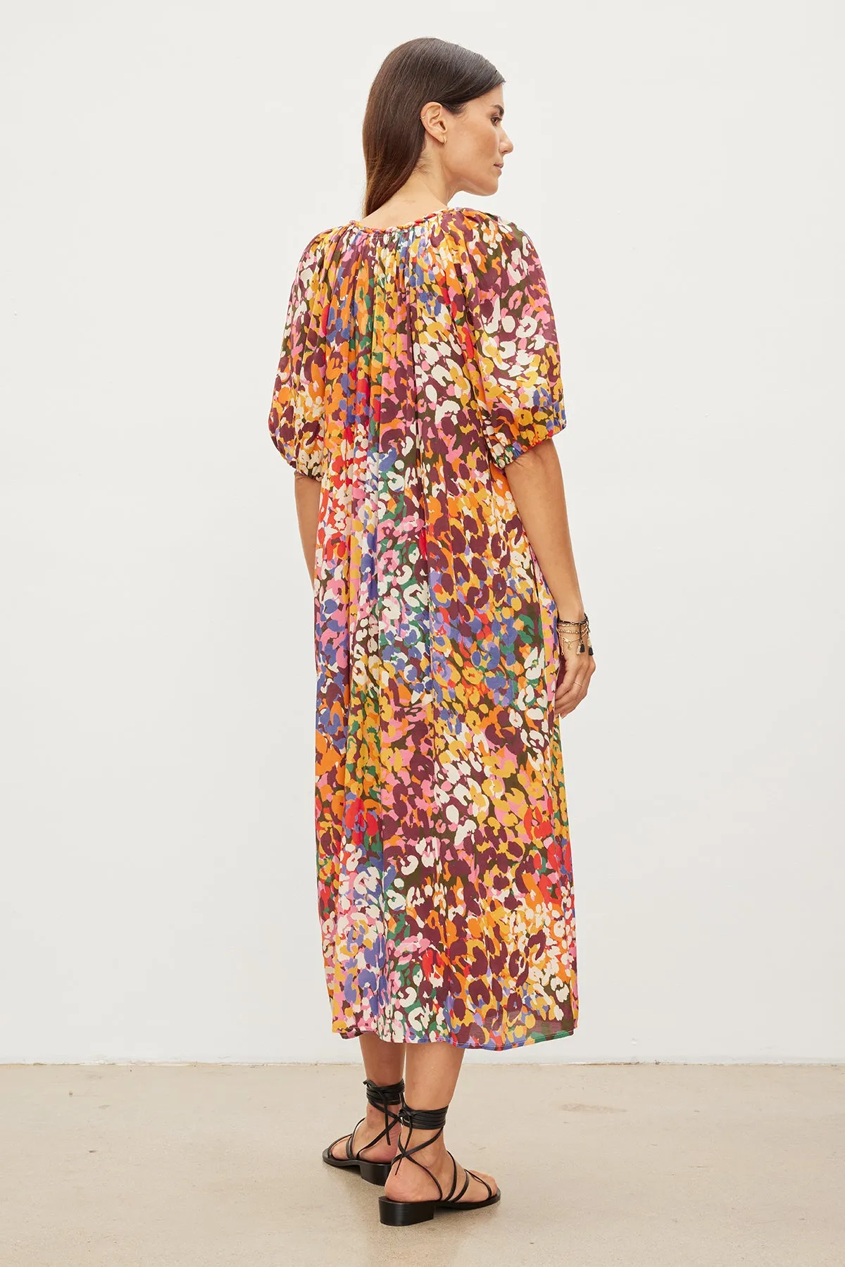 CAROL PRINTED BOHO DRESS