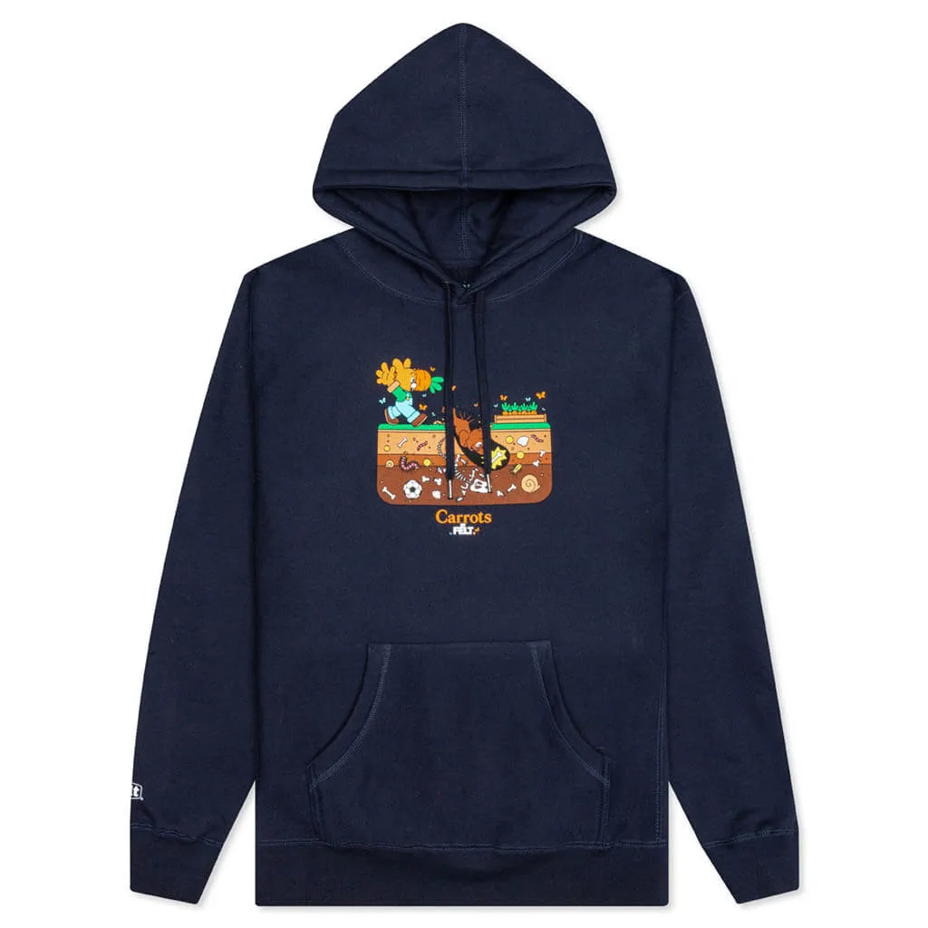 Carrots by Backyard Hoodie - Navy