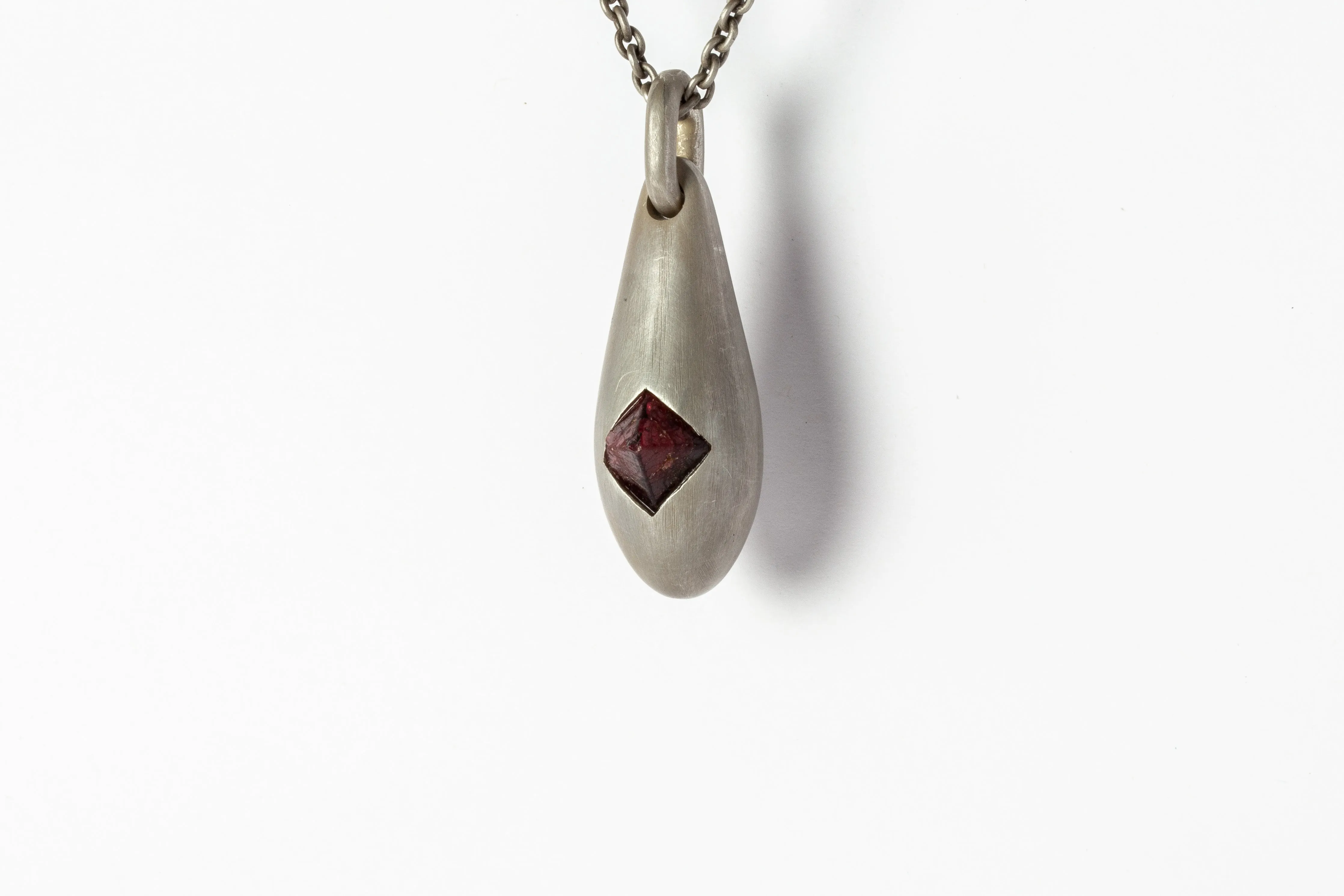 Chrysalis Necklace (Cremaster Emergence, Red Spinel, DA SPL)