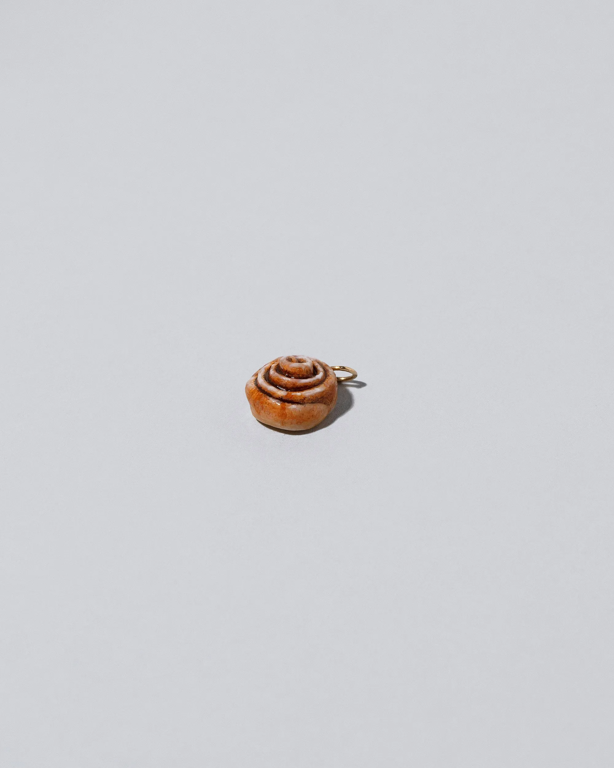 Cinnamon Roll Charm - Enamel