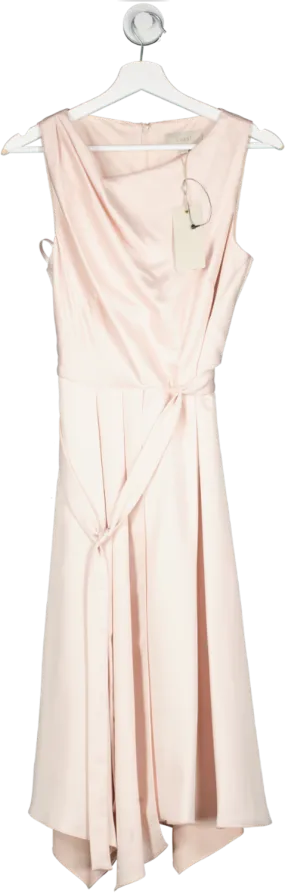 Coast Blush Pink Savannah Soft Midi Dress BNWT UK 12